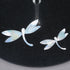 Black Tier Tray with Abalone Shell Inlay